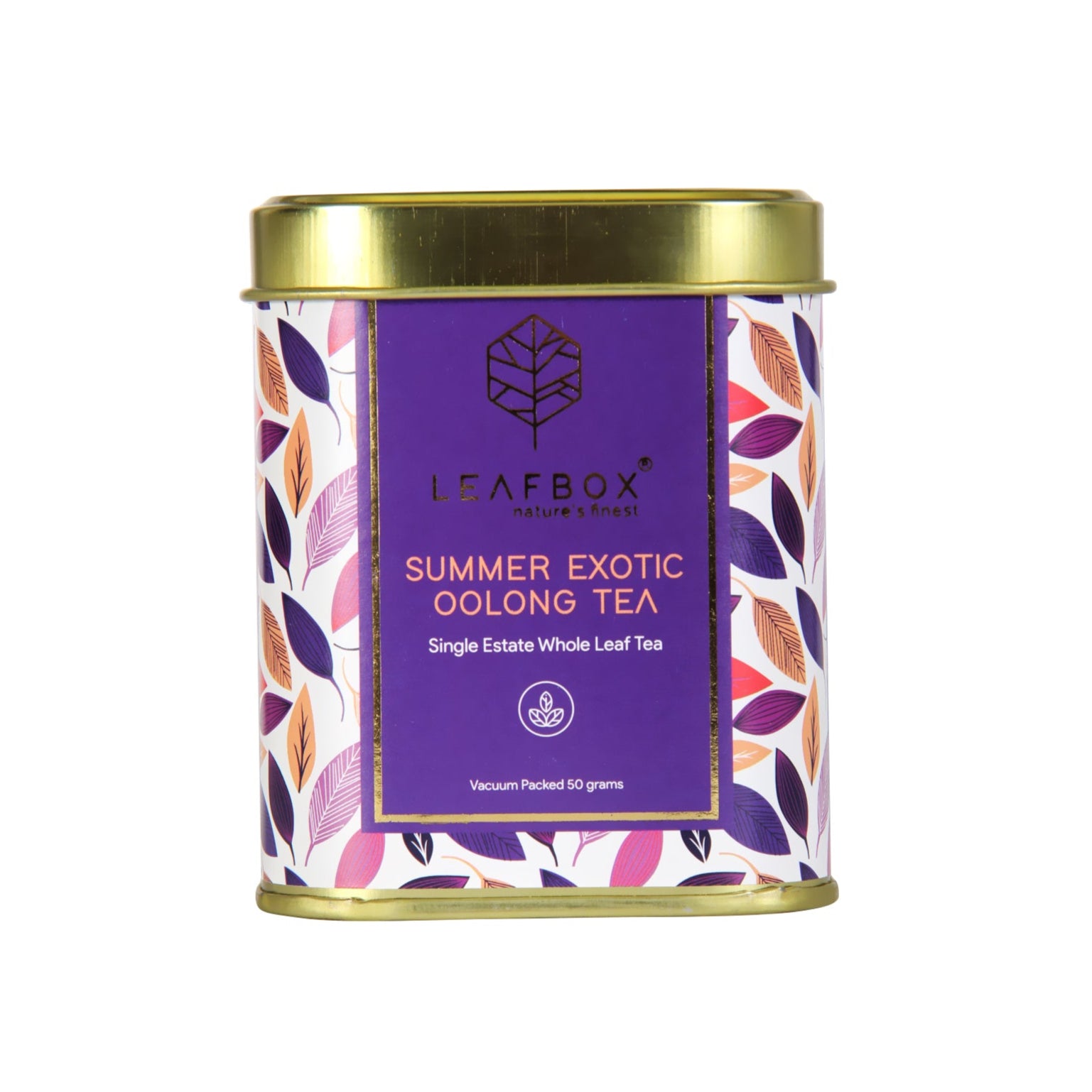 summer exotic oolong tea tin